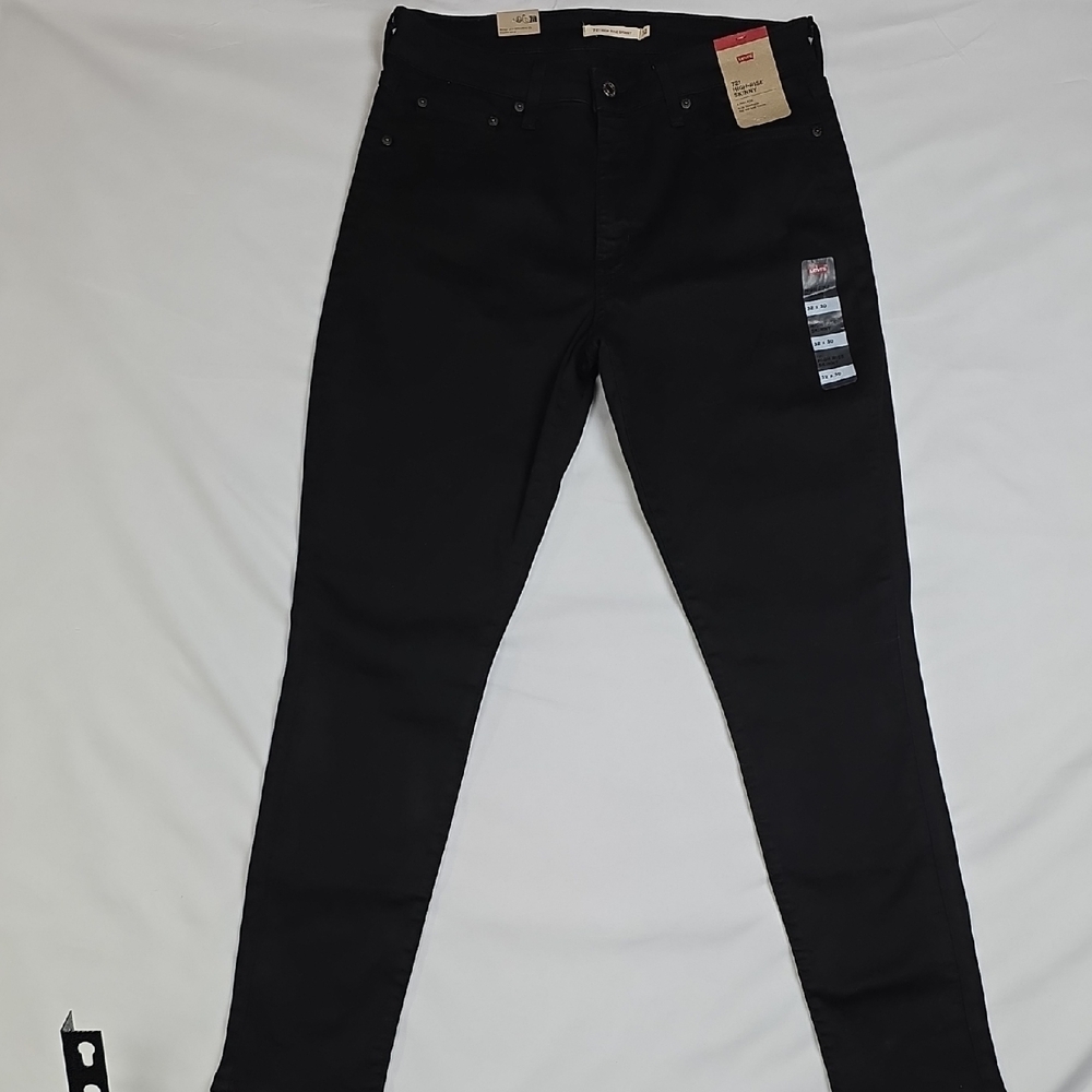 Levi's Black High Rise Skinny Jeans 32x30